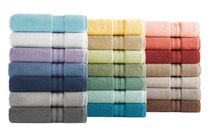 Thick and Plush Solid Cotton Bath Towel, Arctic White