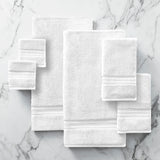 Thick and Plush Solid Cotton Bath Towel, Arctic White