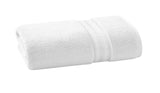 Thick and Plush Solid Cotton Bath Towel, Arctic White