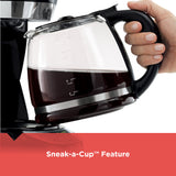 12-Cup* QuickTouch Programmable Coffeemaker, Black